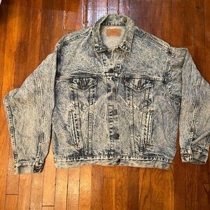 Levi’s VTG Acid Wash Denim Jacket
